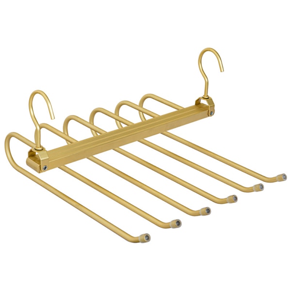 Tier Foldbare Hengere, Plassbesparende Metallskaporganisator med 360° Roterende Henger for Bukser, Jeans, Sjal for Menn og Kvinner
