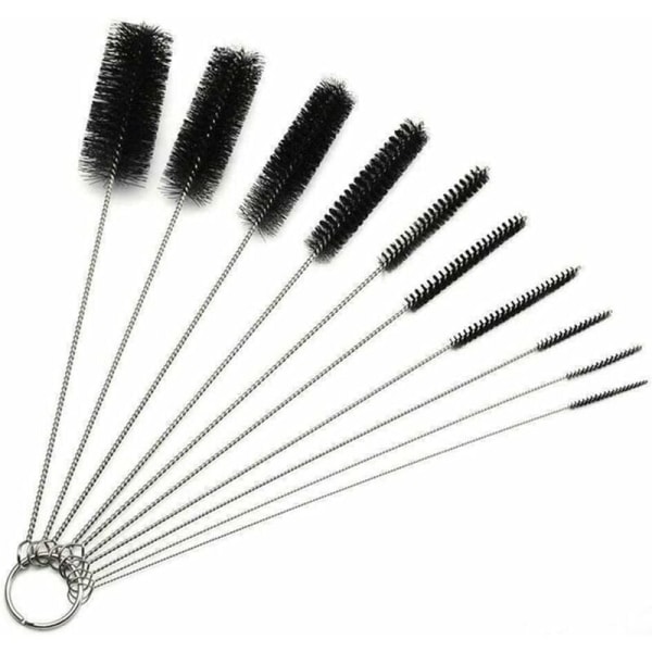 Nylon Pipe Cleaning Brush Set Nylon Bottle Tube Nozzle Brushes Nylon Bottle