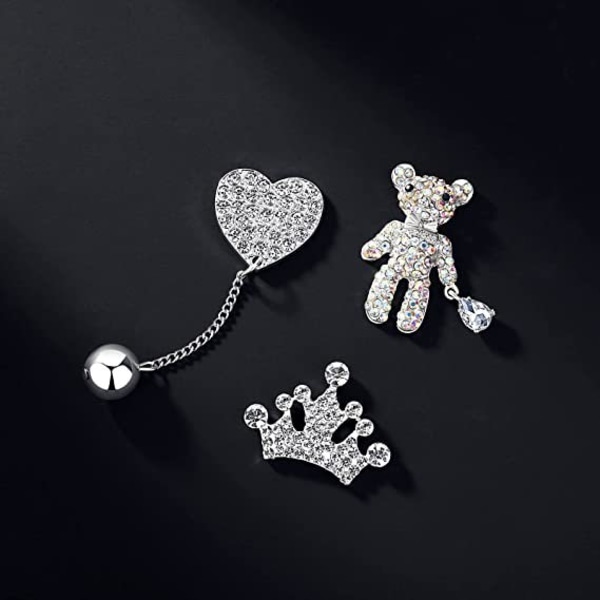 Smycken Pärla Inlagd Diamantstorlek Ballong Legering Bear Tillbehör Se
