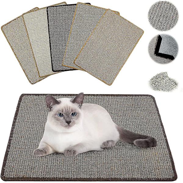 Sisal Katt Repmatta - Hållbar halkfri kloskötselmatta för vägg och golv (Ra