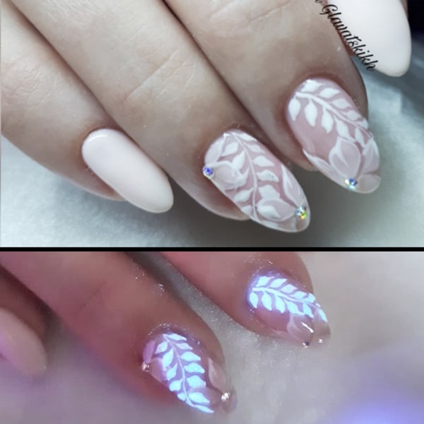 Nagelpigmentpulver Nagelpulver Nagelkonst Nagelglitter 12 Färger Nagel Fluorescerande Pigment Neonpulver Nagelpigment för Nageldekoration