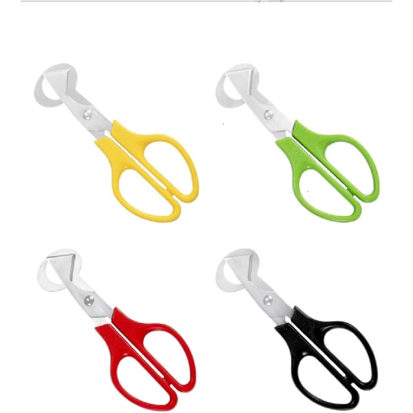 Rostfria vakteläggsaxar sax kök ägg sax verktyg-4PCS