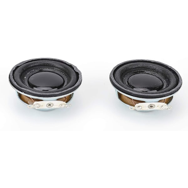 2 kpl 5w 4Ω Stereo Audio Kaiutin 4cm Kaiutin Torvi Mini Vahvistimelle, Metalli Pyöreä Sisämagneetti Kaiutin