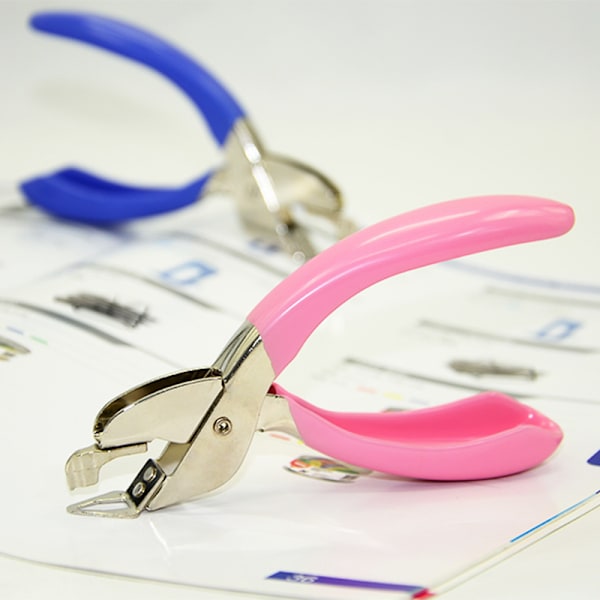 Hæfteklammefjerner Hæfteklammefjerner Hurtig Hæfteklammefjerner (2 stk.: Pink + Bl