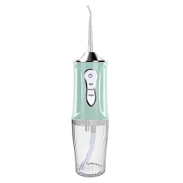 Electric Teeth Cleaner Dental Irrigator Bærbare orale Irrigators Tool Green