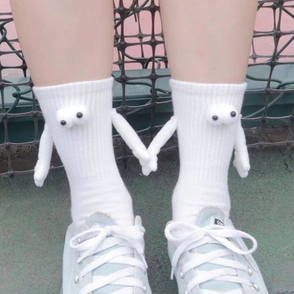 Par holder hender sokker, morsomme magnetsug 3D dukke par sokker, Fu