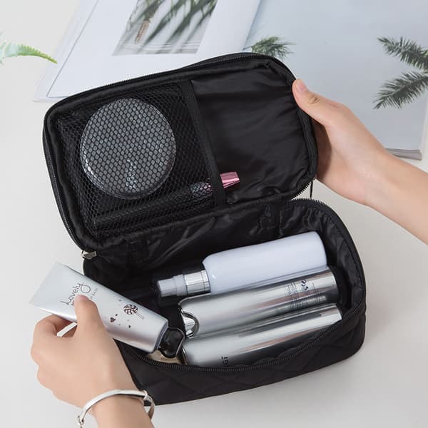Makeup taske til kosmetik taske BLACK sort