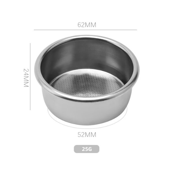 2 stk. Præcisionsfilterkurve, Kompatibel med Breville og Sage Express Espressomaskiner, 14-18g
