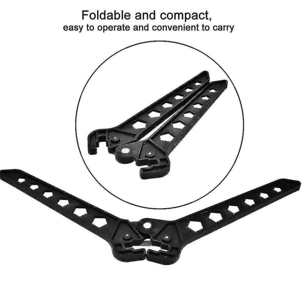 Bueskydningsbue Stativ Holder Kick Stand, Bærbar Foldbar Compound Bue Stativ Holder Rack Bracket Udskiftning