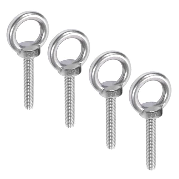 m10 4 stk M10 rustfritt stål øyebolter M10*40