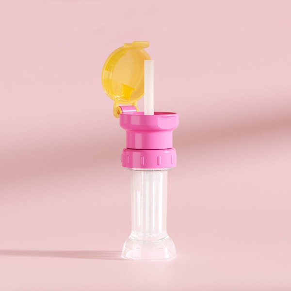 2 stk. Spildsikre Vandflaske Twist Cover Cap Bærbare Juice Soda Vand Bo