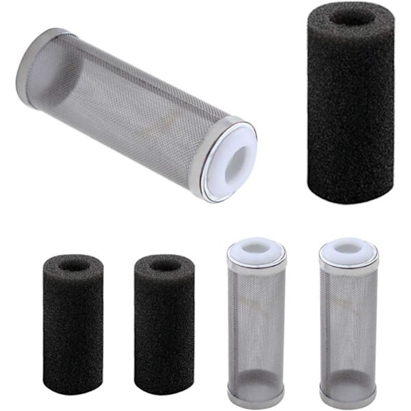 Filter Guard Mesh Protection 6 stykker Filter Inlet Sponge Aquarium Filter G