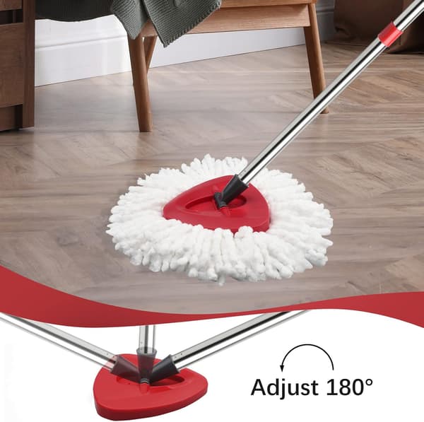 4 stk. Spin Mop-erstatningshoder Spin Mop-hodepåfyll kompatibel