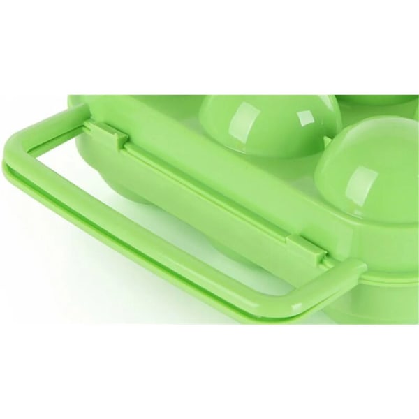 Bärbar äggförvaring i plast/äggkartong för camping och picknick (färg grön)20