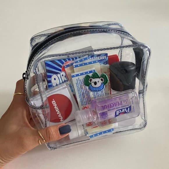 Transparent Pvc Resväska Koala