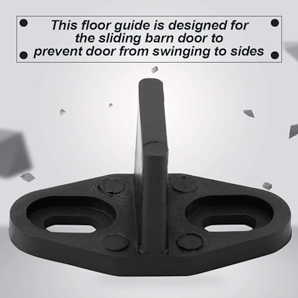 Gulvstyring, god styrke plastbelagt svart gulvstyring gulvstyring Doo