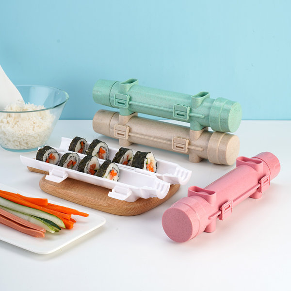 DIY Kjøkken Sushi Verktøy Bazooka Bento Verktøy Hvit