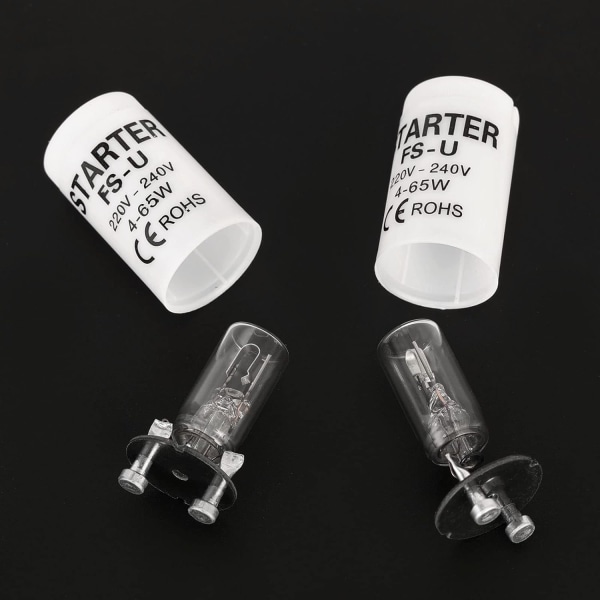 12 stk. Fluorescerende rørstarterpære 4-65W 200-250V LED-starterstarter