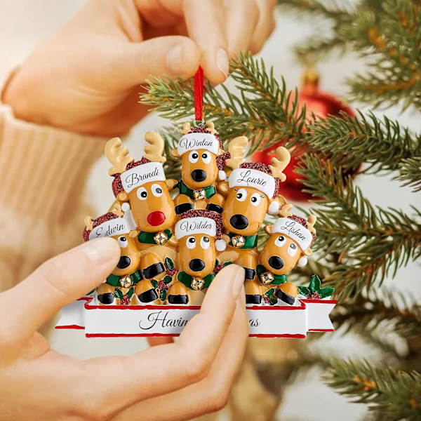 Personlige julepynt for familien - Unike julegaver