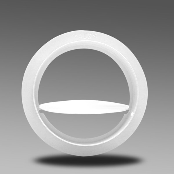 100mm Tilbagevendende Rørforbindelse PVC Hvid Rund Gitter,