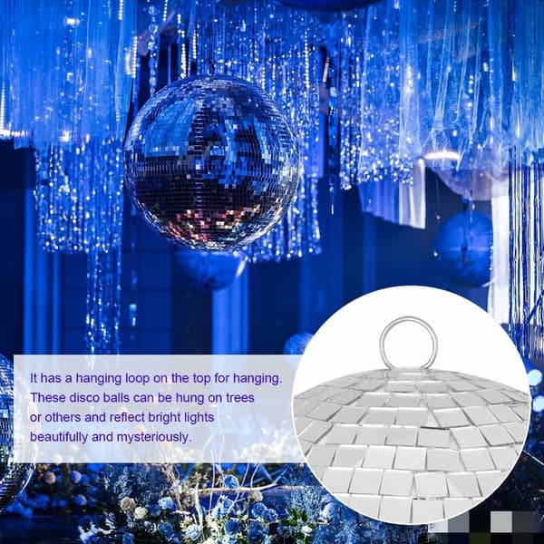 Discokugle 20cm Spejlkugle Discokugle Spejlkugle til Diskobjektiv og Foa