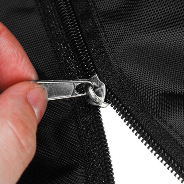 Tumble-kuivausrummun suojus säilytyspussilla, 210D Oxford-kangas vedenpitävä, tuulenpitävä ja UV-kestävä pyykkikuivausrummun suojus vetoketjulla ja kiristysnarulla