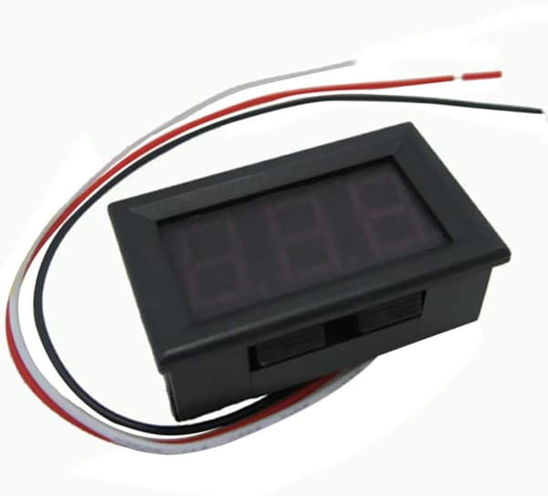 0,56'' DC 0-30V Digital Voltmeter Spændingstester Måler Belysning 3-tråds L