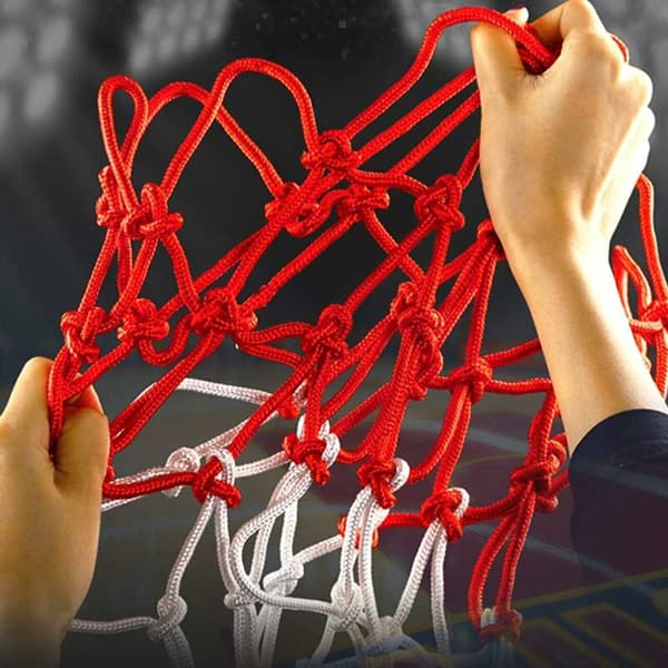 2-pack nylonnät för basketboll - för utomhussporter