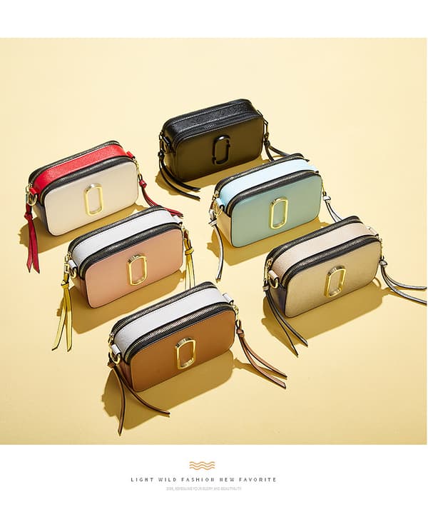 Kvinders Snapshot Crossbody Taske（blå)