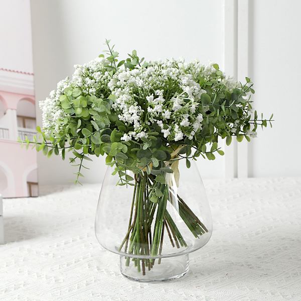 Real touch vackra konstgjorda blommor för fest, blomsterarrangemang, ho