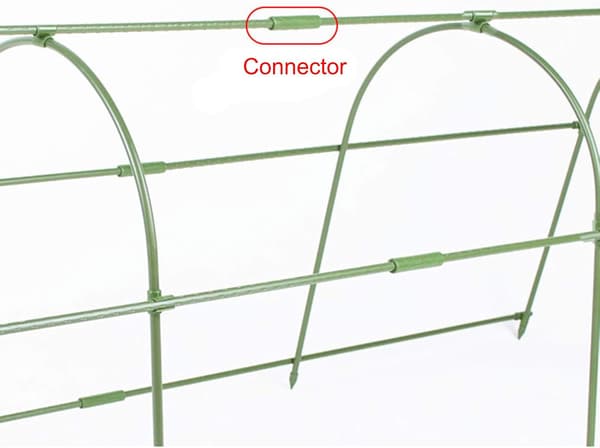24 st Garden Plant Support Stakes PP Material Klätterväxt Stakes Grön