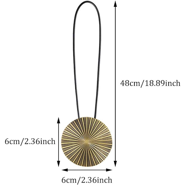 Magneettiset verhotangot, 2 kpl magneettiset verhotangot, magneettiset verhotangot, magneettiset verhotangot, pronssi, sopii kodin toimistohotelliin sisäverhojen koristeluun