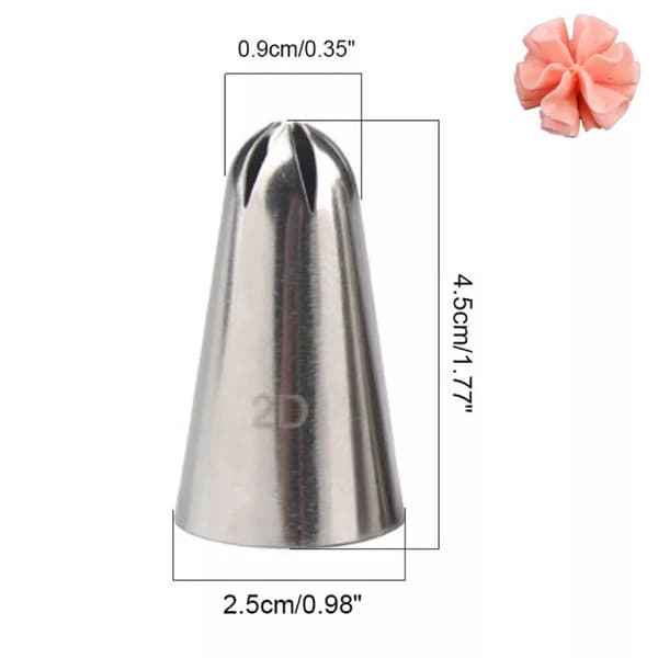 1M/2D/336 Öppen stjärnrörshuvud (3-pack)