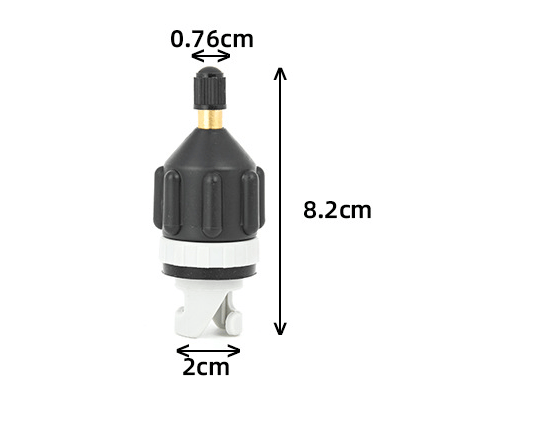Ventiladapter, luftpumpeadapter rask oppblåsing 8,2 * 2 cm kompressorkobling