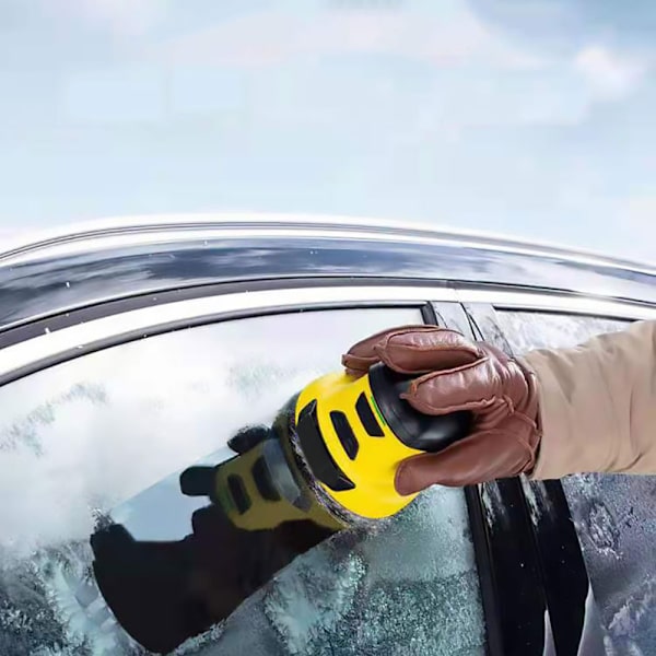 Elektrisk bilskraber til sne og is