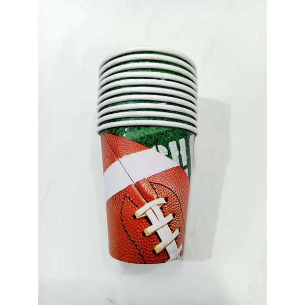 Rugby-bordsduk | 9-pack festpaket (54 tum bred x 10 tum lång) | Rektangulär spelbordsduk