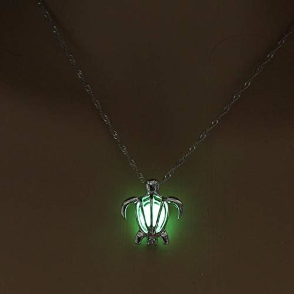 Ihlig Luminous Glow Tortoise Turtle Clavicle Halsband Smycken Tillbehör