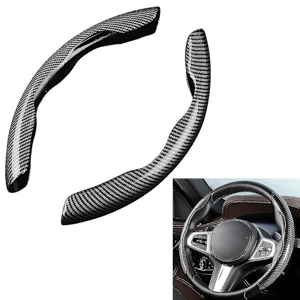 2 st ersättningskolfiber lastbil Suv Universal Anti Slip ratt