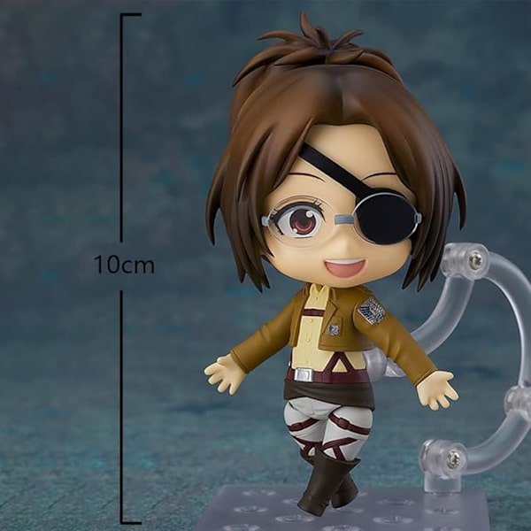Hange Zoe Anime-hahmot 10 cm PVC Q-versio Söpöt Mini-toimintahahmot Liikuteltava nivel Pöytäkoriste