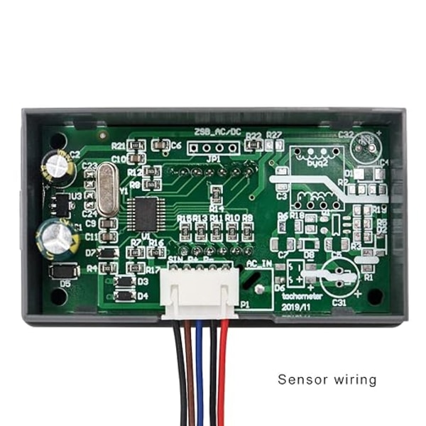 Digitalt display-tachometer, 4-sifret LED digitalt tachometer, RPM-hastighetsmåler