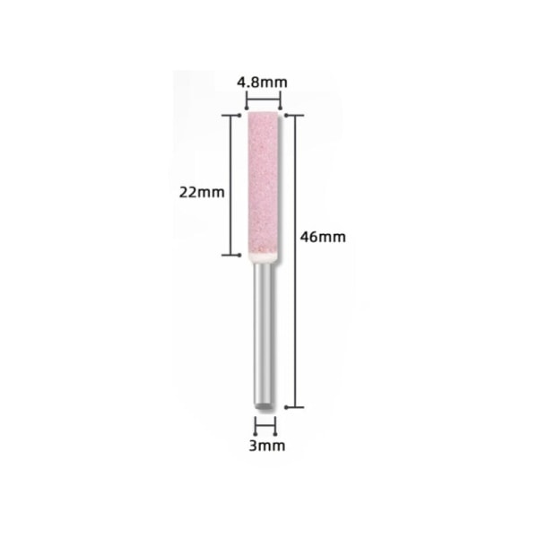 Kjede Polering Sliping Filer, 4.8mm Diamant Sliping Polering Hode