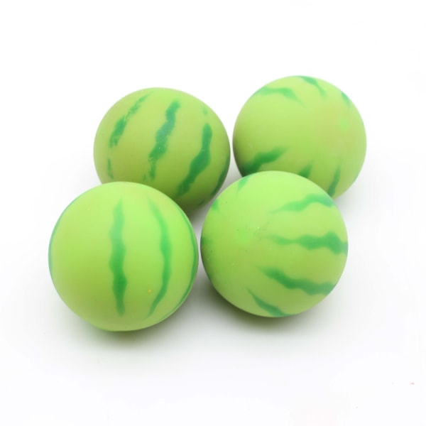 4 stk Stressball / Squeeze ball - Vannmelon Grønn