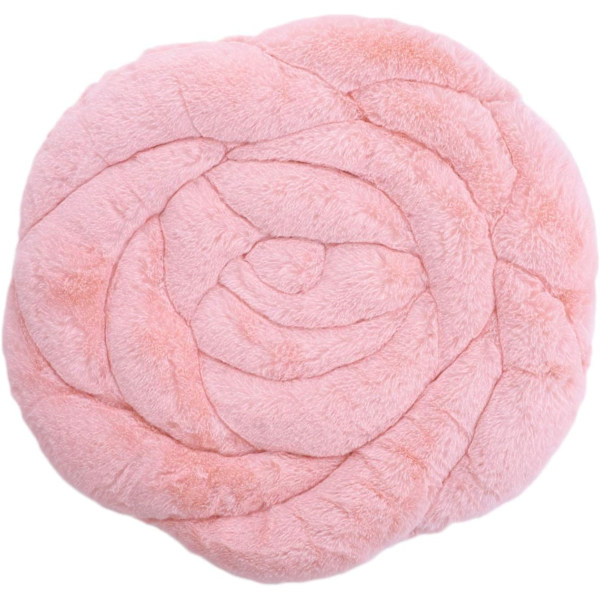 1 stk Myk og koselig seteputer i plysj Rose seteputer Setepute lindrer rygg C