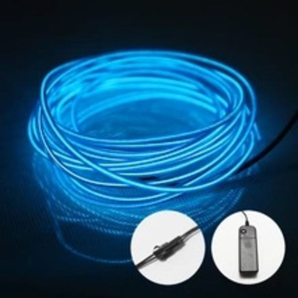 Bil LED-inredning Strip Light 3m Neon String Lights Glowing Ambient