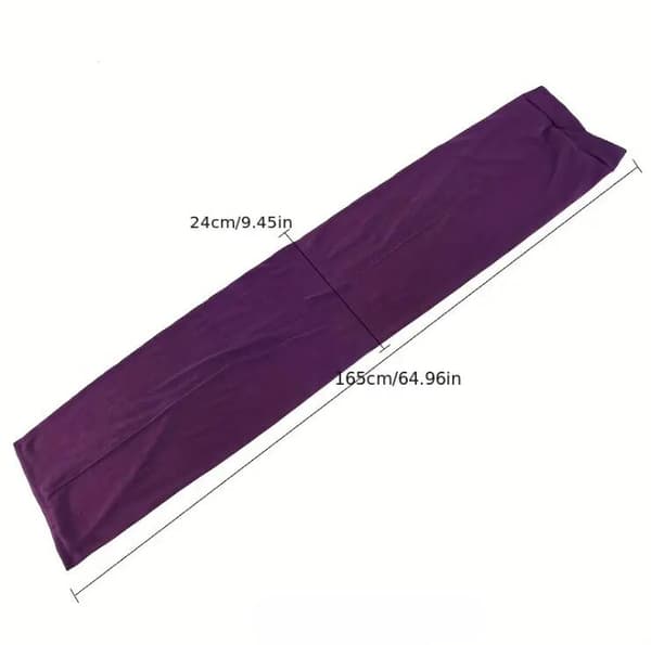 Flerskikts turbanmössa i sammet enfärgad elegant hijabhatt elastisk