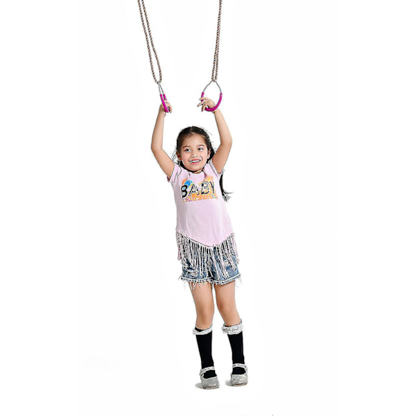 Metal Swing Rings - Udendørs gymnastikringe til baghaven, abesving, klatring