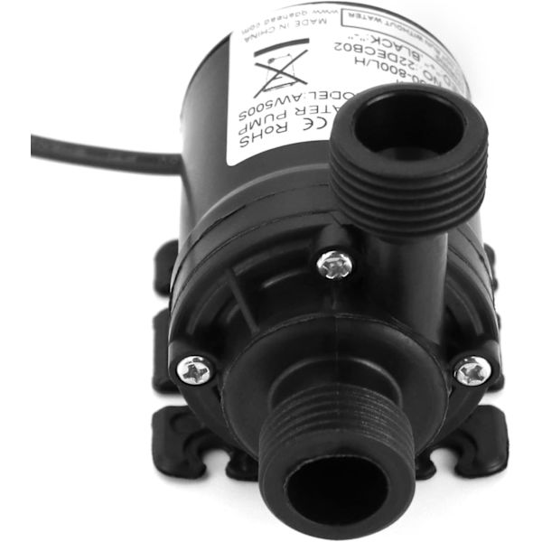 12v vandpumpe, børsteløs nedsænkbar vandpumpe, kompatibel dam dam akvarium solcellefontæne pool vandcirkulation