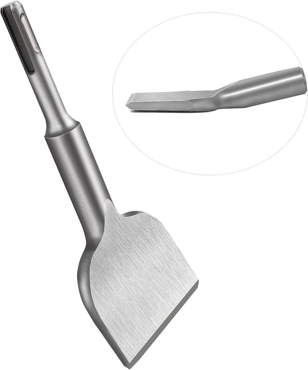 SDS Plus flis meisel, 165mm x 75mm Sds Plus meisel, SDS Plus flis meisel, flis meisel, for keramiske gulvfliser flis
