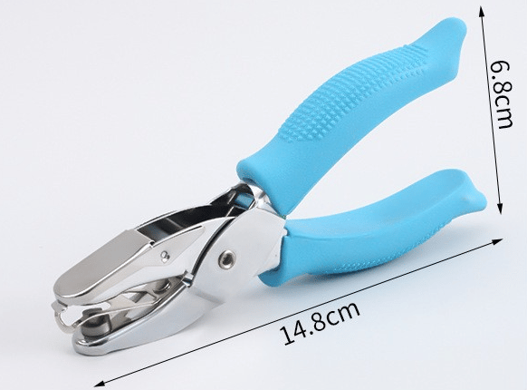 1/4 tums triangulär hålslag för handgjorda DIY-hantverkspapper, perfekt