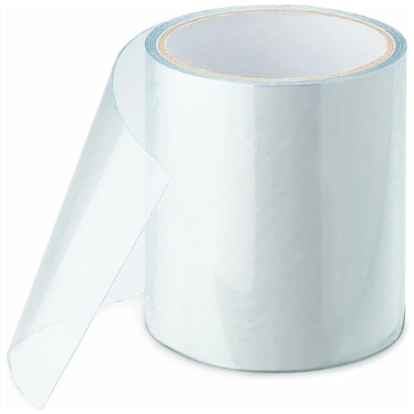 Vattentät Tejp, Tätningstejp, Reparationstejp för Pool, Tält, Presenning, Stupränna, Uppblåsbar Båt, Akryllim (100MM*66M, Transparent)